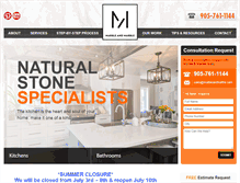 Tablet Screenshot of marbleandmarble.com